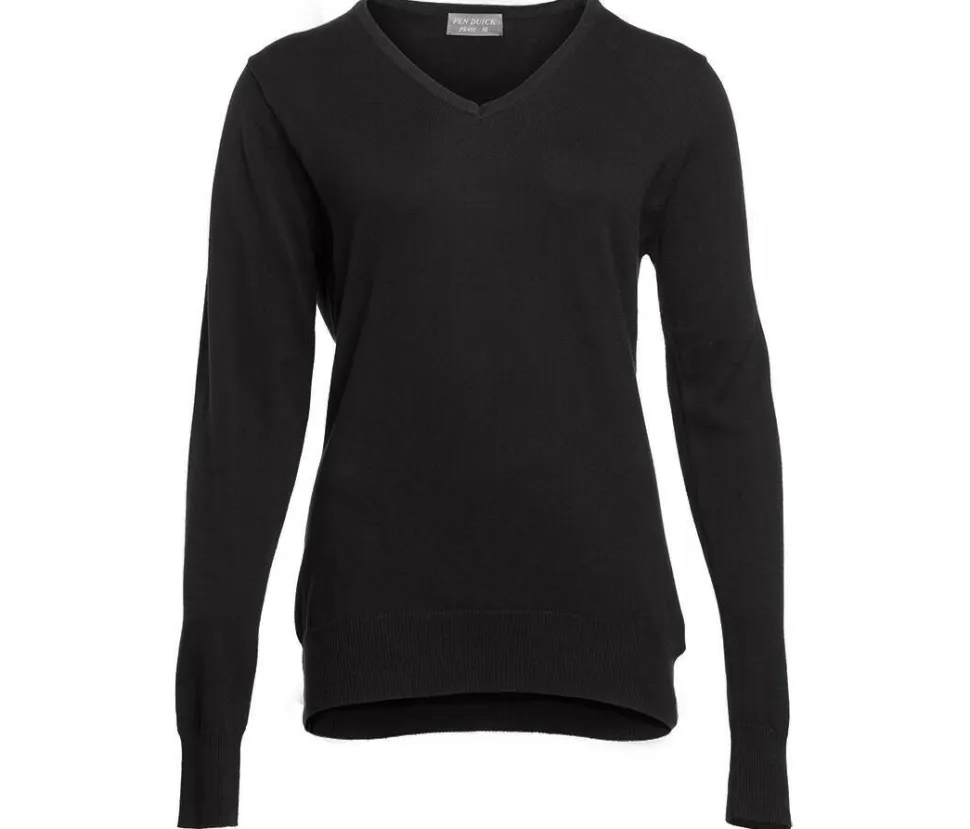 Pen Duick PK451 - Pull Femme Col V en Coton et Acrylique