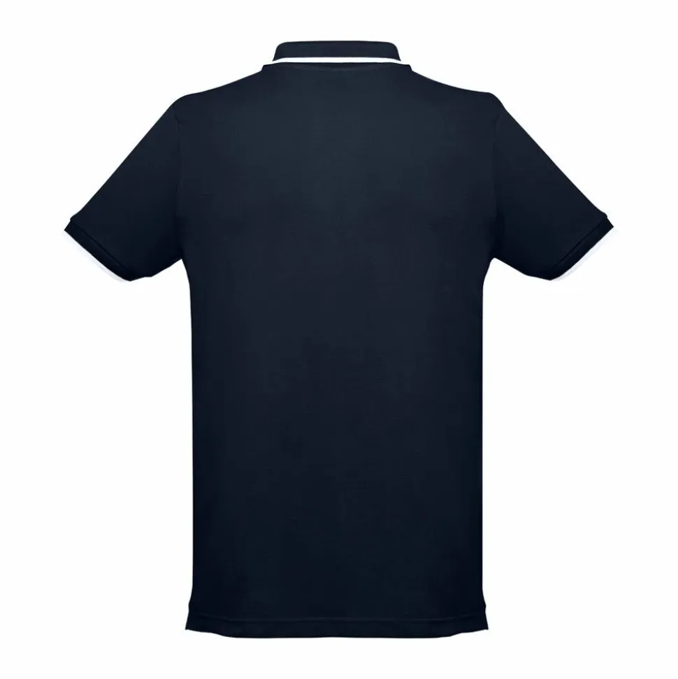 Polo bicolore en coton pour hommes - Egotier 30137