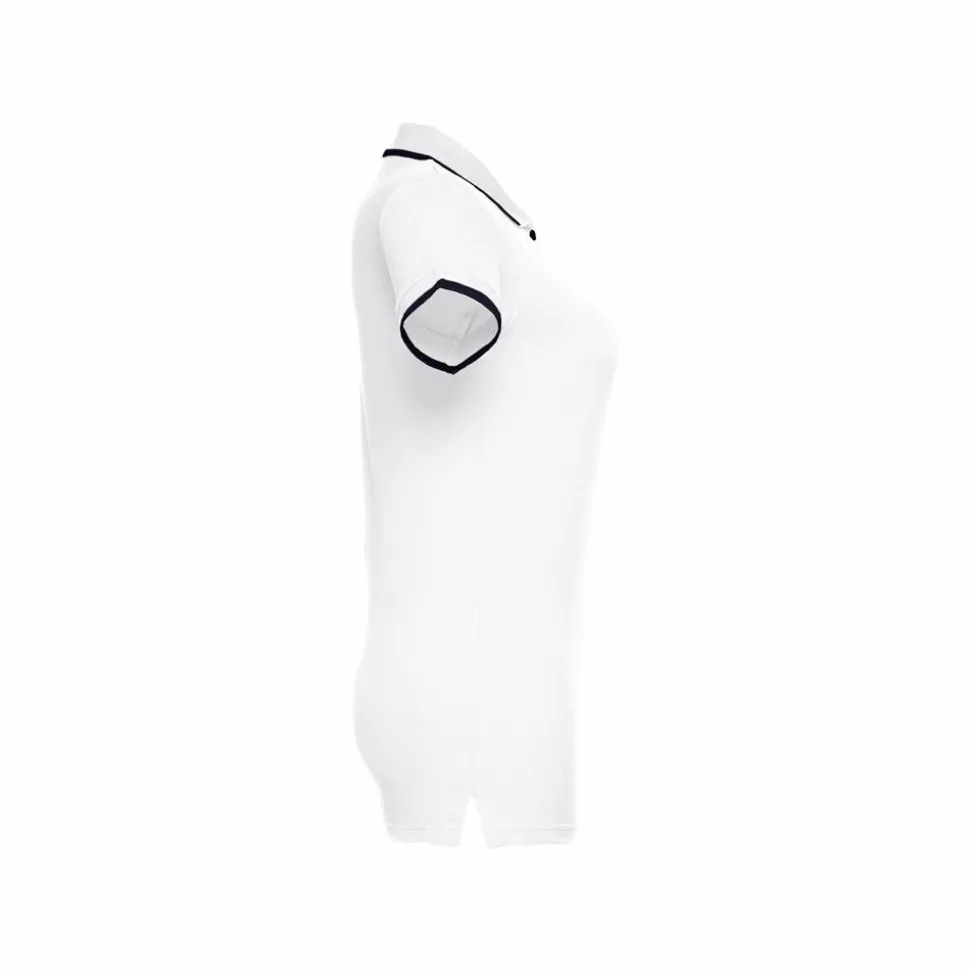 Polo bicolore en coton pour femme - Egotier 30138