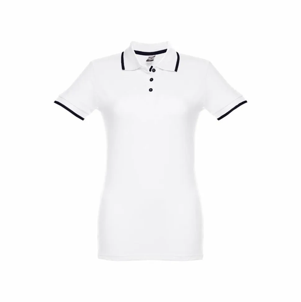 Polo bicolore en coton pour femme - Egotier 30138
