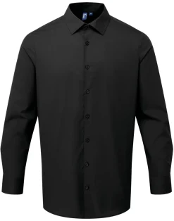 Premier PR203 - Chemise popeline RECYCLIGHT à manches longues pour homme