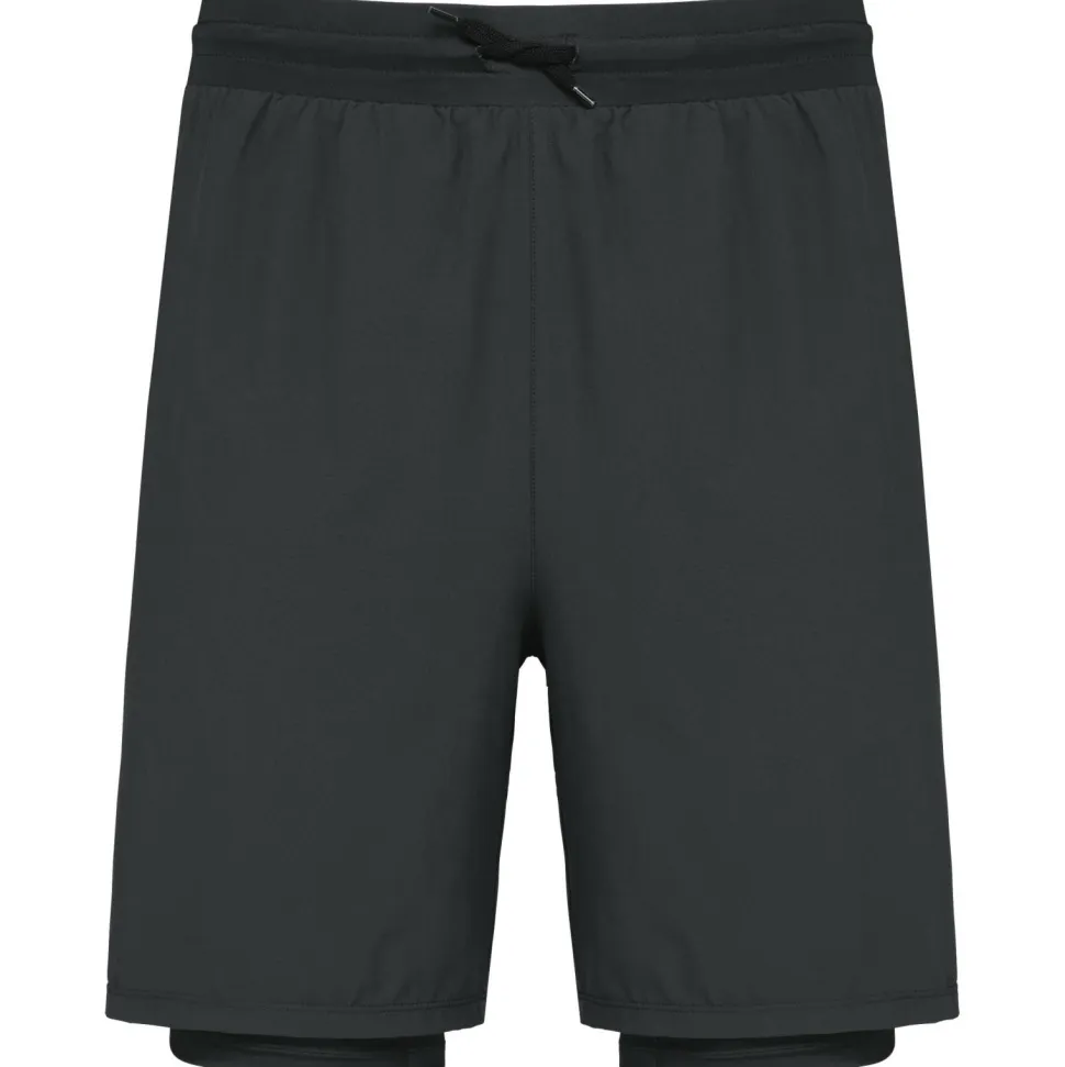 PROACT PA1032 - Short écoresponsable 2 en 1 avec sous short intégré homme