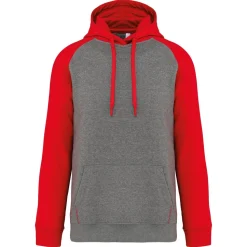 Proact PA369 - Sweat-shirt capuche bicolore adulte
