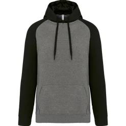 Proact PA369 - Sweat-shirt capuche bicolore adulte
