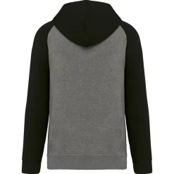 Proact PA369 - Sweat-shirt capuche bicolore adulte