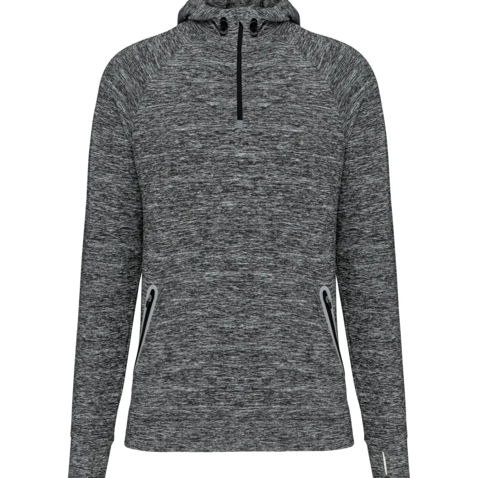 Proact PA360 - Sweatshirt capuche 1/4 zip sport