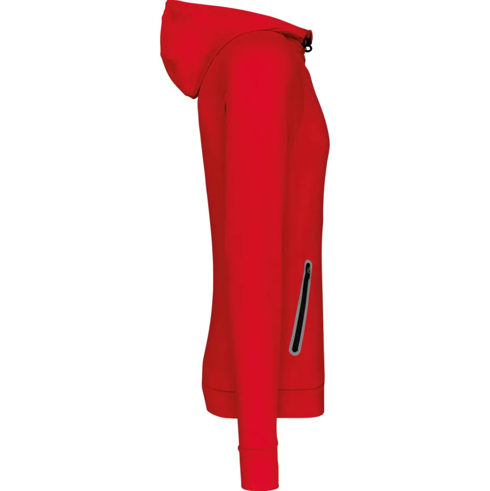 Proact PA360 - Sweatshirt capuche 1/4 zip sport