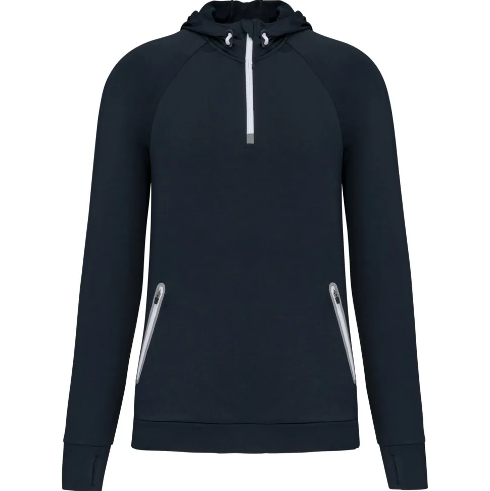 Proact PA360 - Sweatshirt capuche 1/4 zip sport