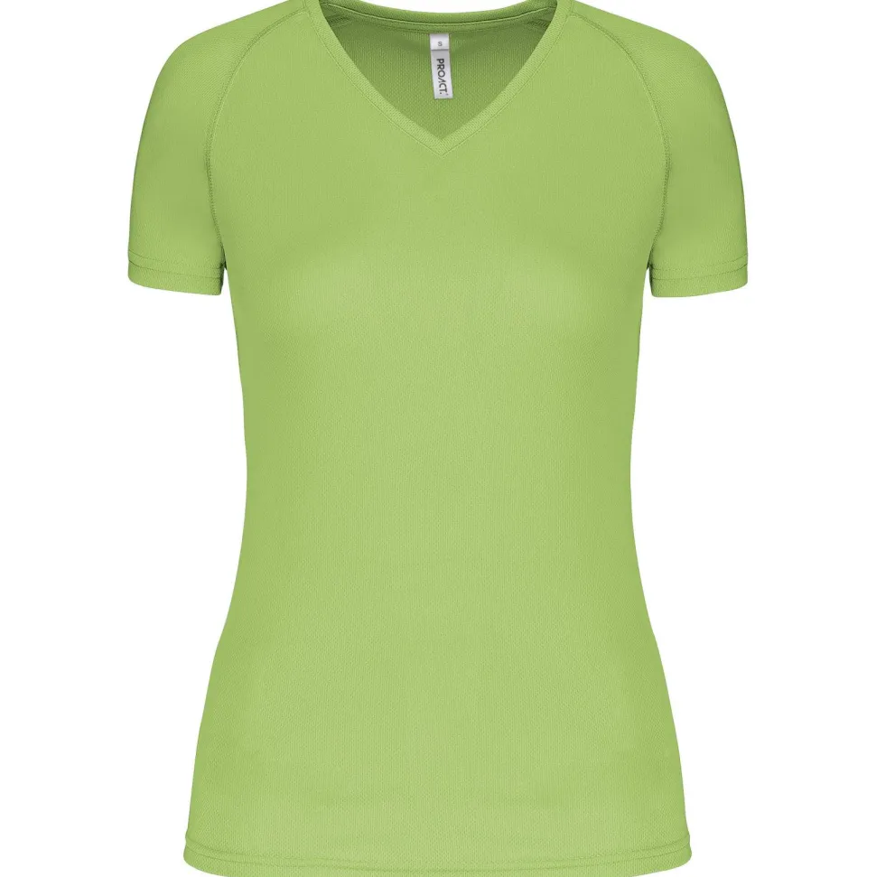 Proact PA477 - T-shirt de sport manches courtes col v femme