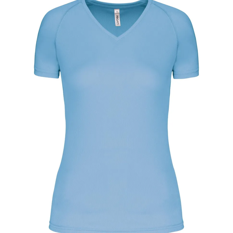 Proact PA477 - T-shirt de sport manches courtes col v femme