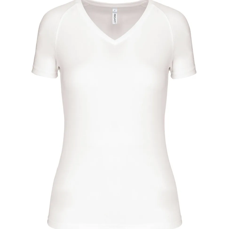 Proact PA477 - T-shirt de sport manches courtes col v femme