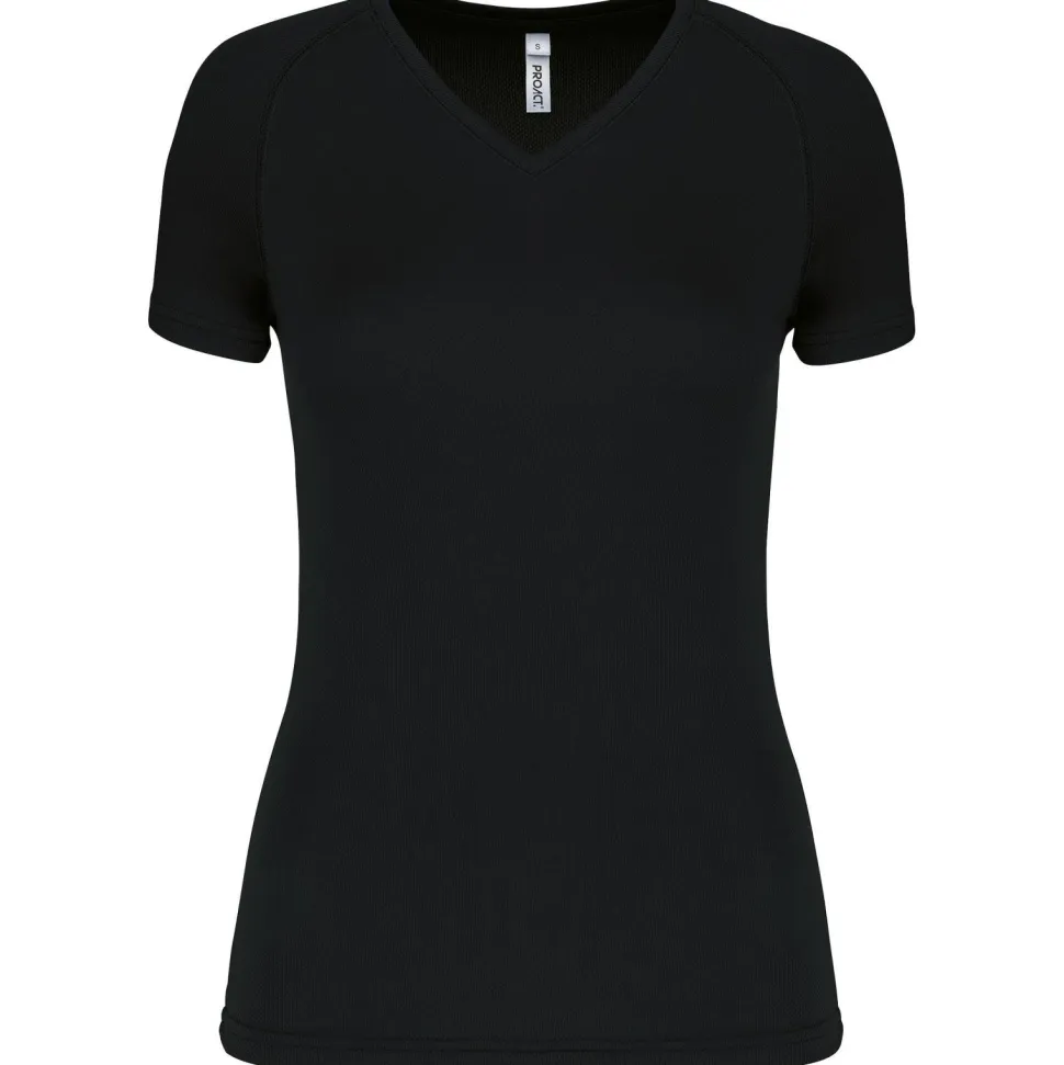 Proact PA477 - T-shirt de sport manches courtes col v femme