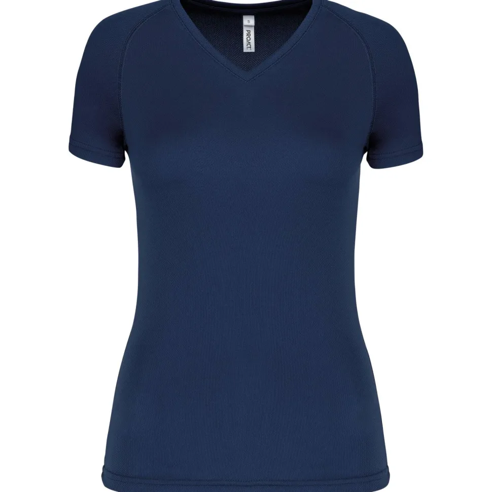Proact PA477 - T-shirt de sport manches courtes col v femme