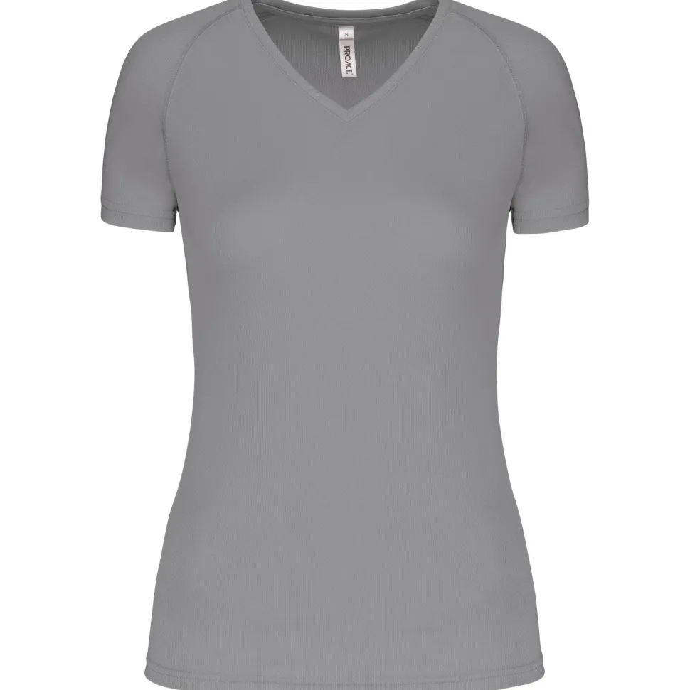 Proact PA477 - T-shirt de sport manches courtes col v femme