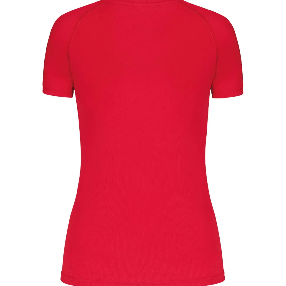 Proact PA477 - T-shirt de sport manches courtes col v femme