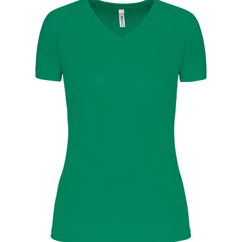Proact PA477 - T-shirt de sport manches courtes col v femme