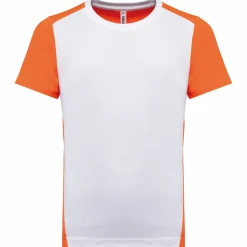 PROACT PA4016 - T-shirt de sport écoresponsable bicolore enfant