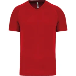 PROACT PA476 - T-shirt de sport manches courtes col v homme
