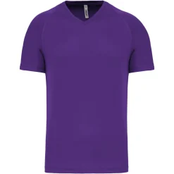PROACT PA476 - T-shirt de sport manches courtes col v homme
