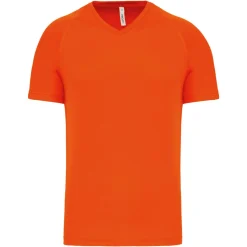 PROACT PA476 - T-shirt de sport manches courtes col v homme