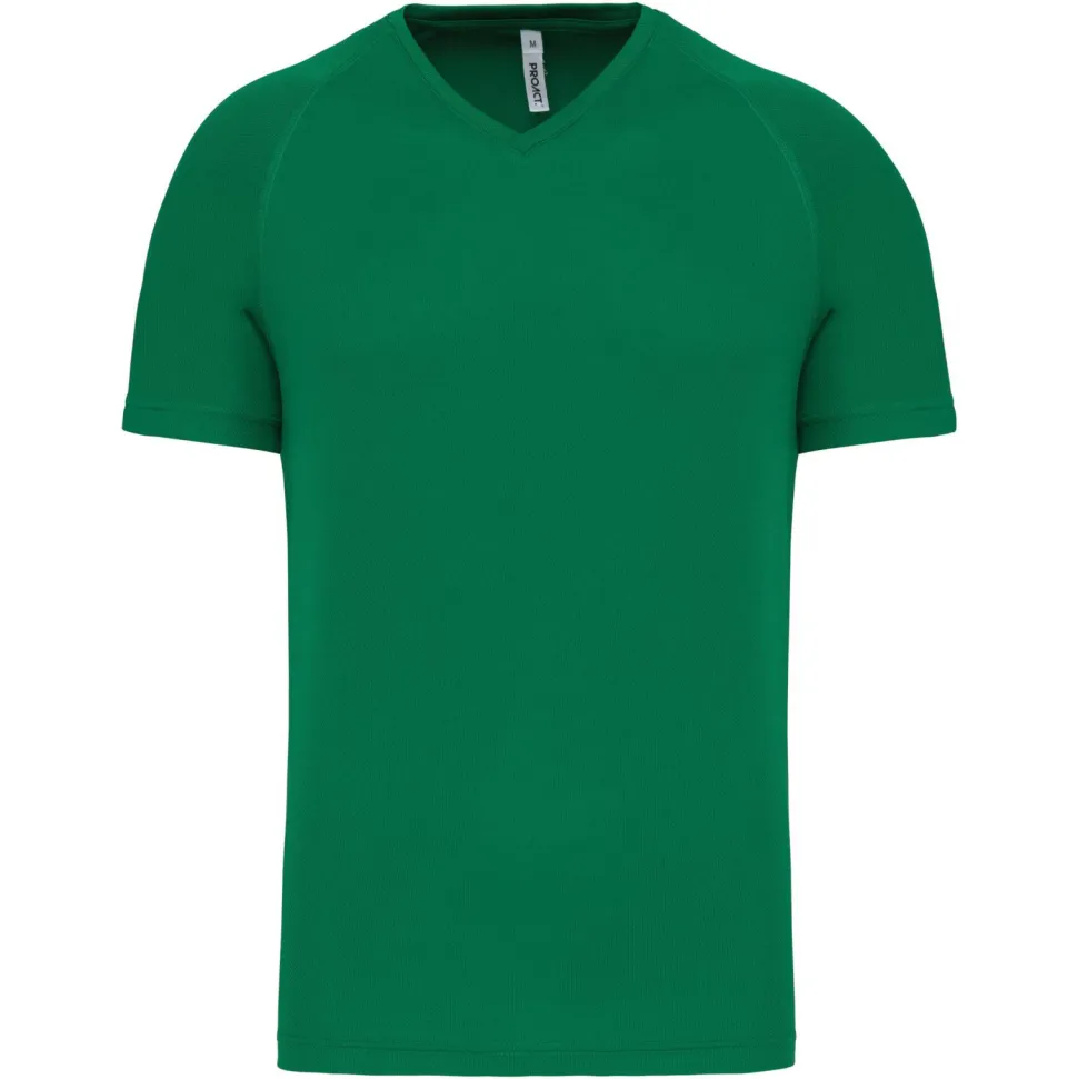 PROACT PA476 - T-shirt de sport manches courtes col v homme