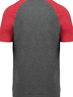 Proact PA4010 - T-shirt Triblend bicolore sport manches courtes adulte