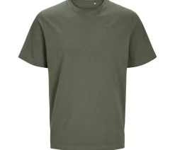 PRODUKT JACK & JONES JJ7526 - T-Shirt Classique Unisexe en Coton Bio