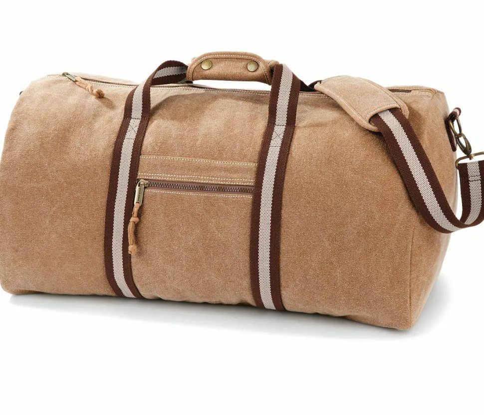 Quadra QD613 - Sac de Voyage Vintage en Toile Élégante