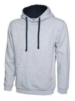 Radsow by Uneek UC507 - Sweat shirt contrasté avec capuche