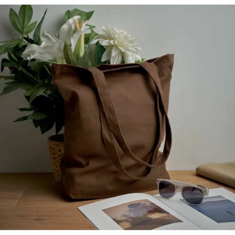 RASSA COLOURED Sac shopping en toile 270 gr/m² - GiftRetail MO6442