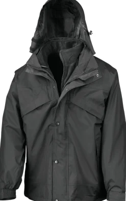 Result R68 - 3 In 1 Waterproof Jacket - Veste 3 En 1 Imperméable Doublée En Polaire Zip&Clip