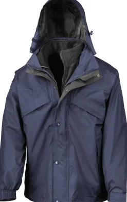 Result R68 - 3 In 1 Waterproof Jacket - Veste 3 En 1 Imperméable Doublée En Polaire Zip&Clip