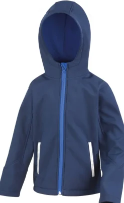 Result R224JY - Veste Softshell Capuche Enfant