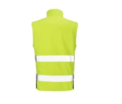 RESULT RS451 - Bodywarmer Softshell de travail haute visibilité