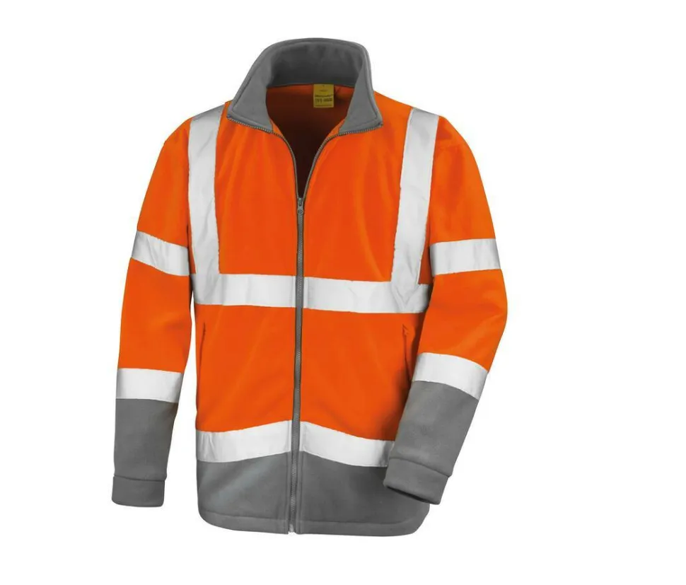 Result RS329 - Veste Micropolaire Haute Visibilité