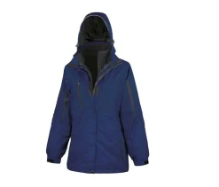 RESULT RS400F - Parka Femme Multifonction avec Poches Réfléchissantes