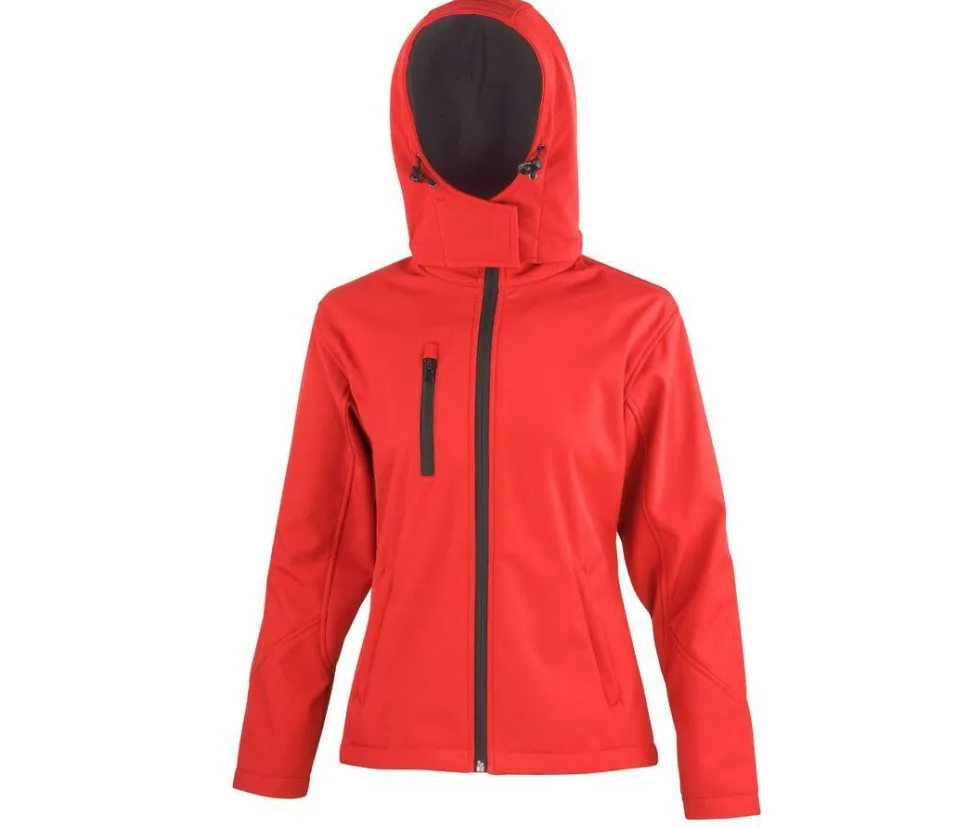 Result RS23F - Veste softshell Performance à capuche ajustable