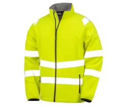 RESULT RS505X - Veste Softshell 2 couches haute visibilité
