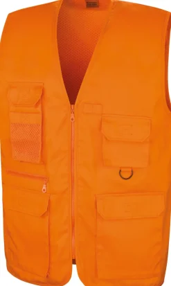 Result R045X - Gilet Multi-Poches Safari Pratique