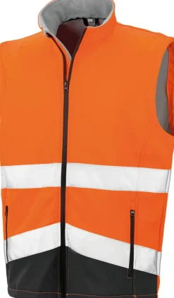 Result R451X - GILET SOFTSHELL HIGH VIZ