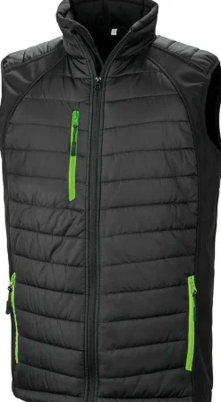 Result R238X - Gilet softshell rembourré black compass recyclé