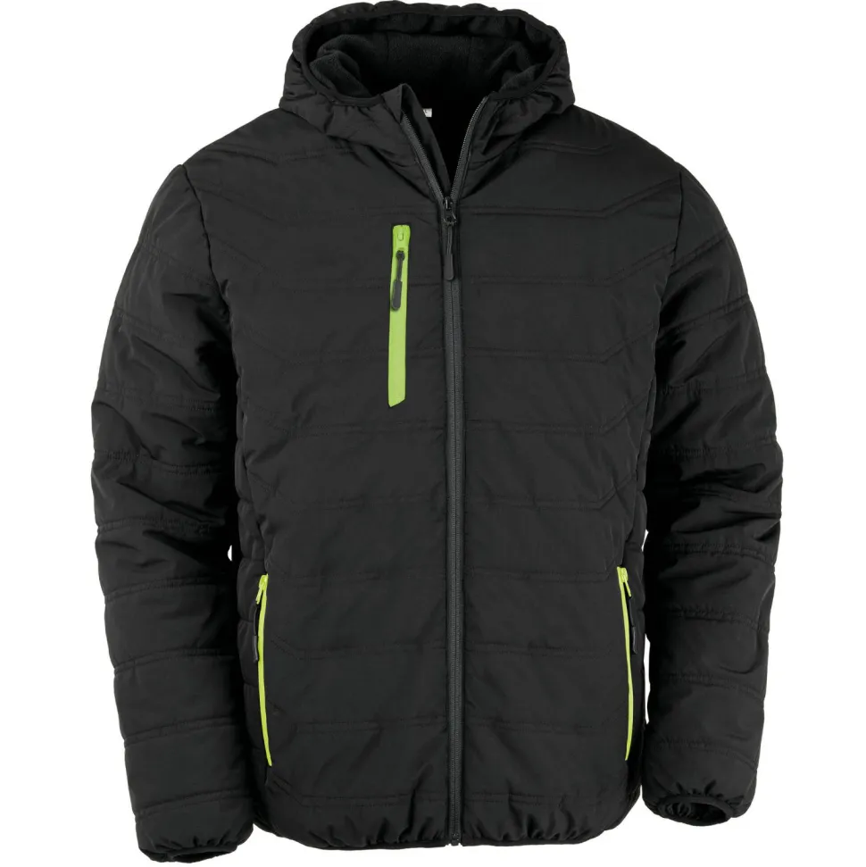Result R240X - Veste matelassée black compass recyclée