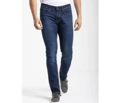 RICA LEWIS RL804 - Jean homme ajusté stretch stone brossé