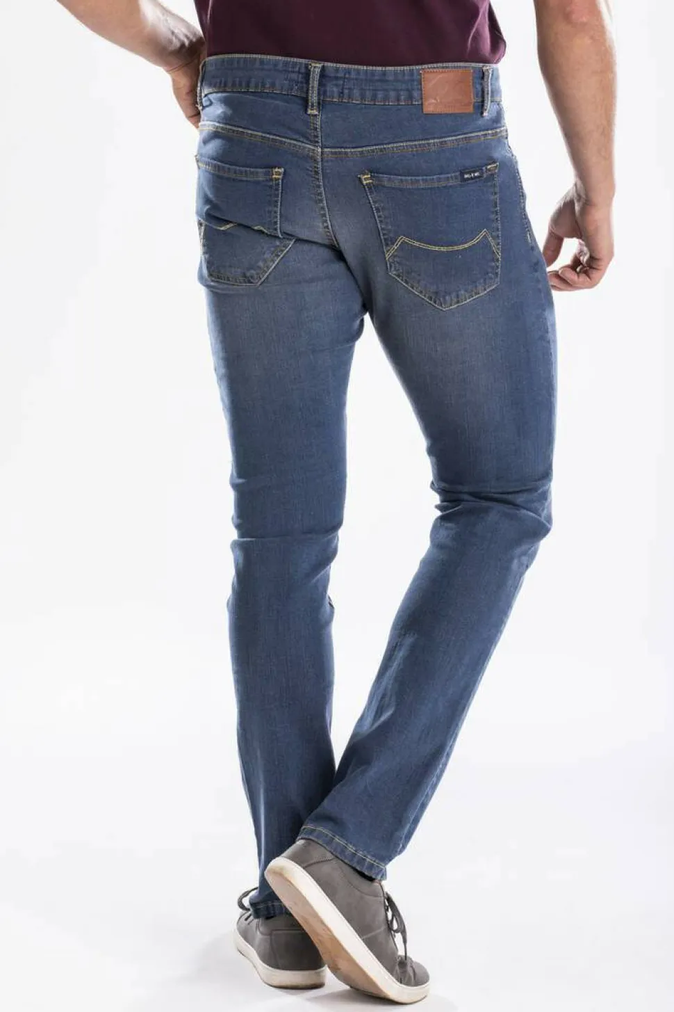 RICA LEWIS RL801 - Jean homme ajusté stretch stone