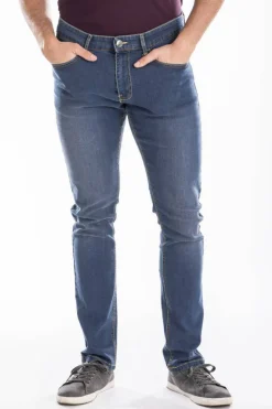 RICA LEWIS RL801 - Jean homme ajusté stretch stone