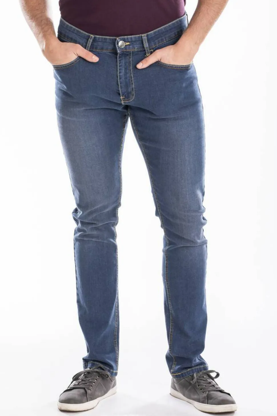 RICA LEWIS RL801 - Jean homme ajusté stretch stone