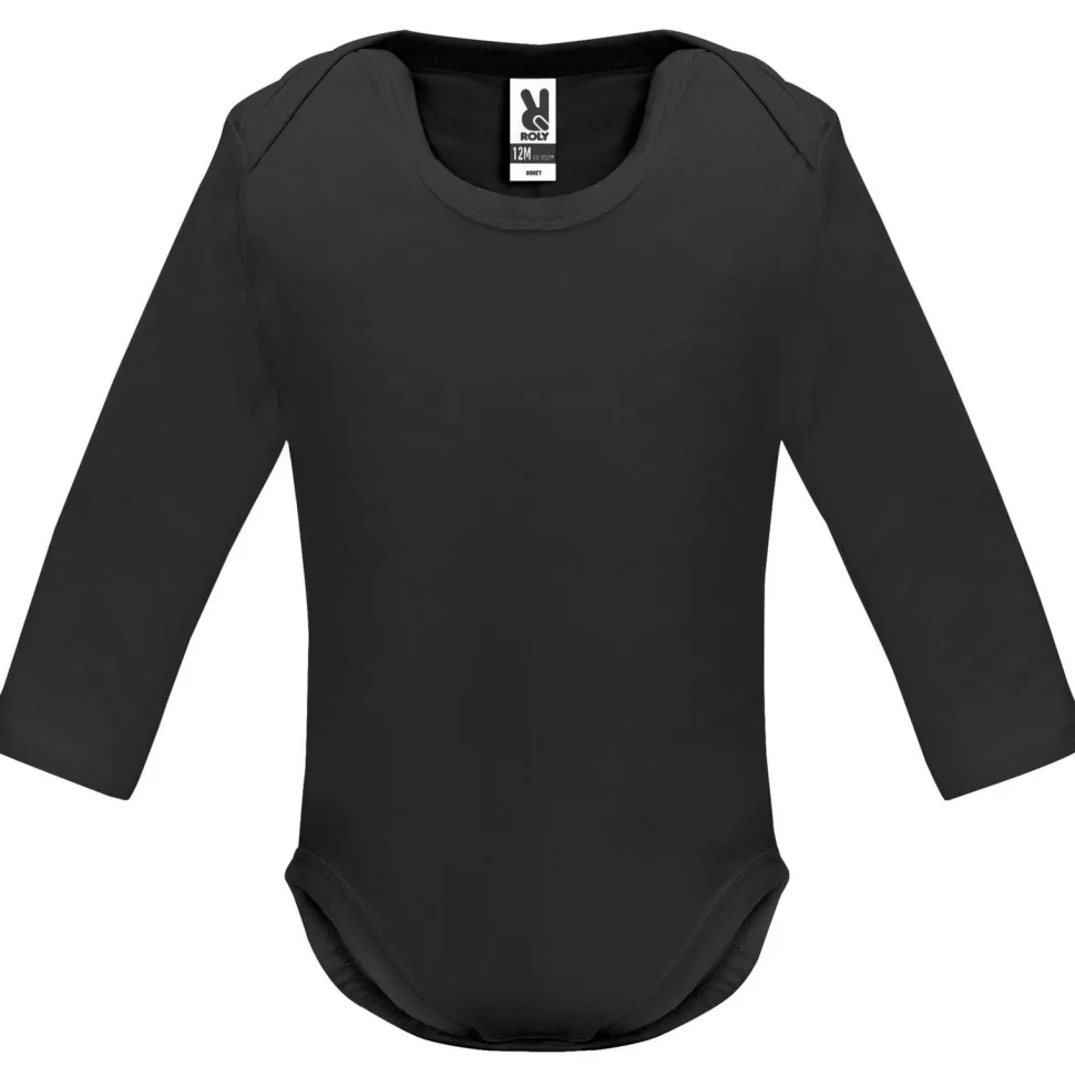 Roly BD7202 - HONEY L/S Body bébé manches longues en maille single jersey