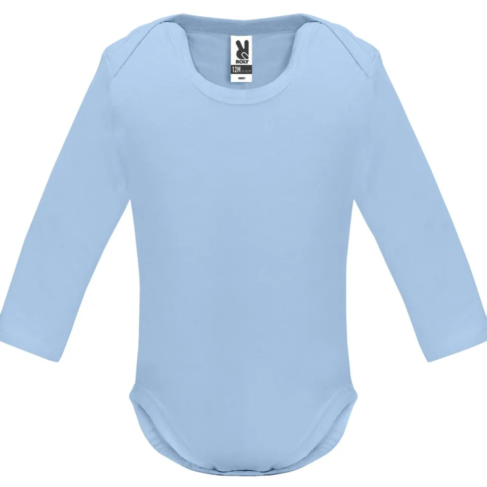 Roly BD7202 - HONEY L/S Body bébé manches longues en maille single jersey