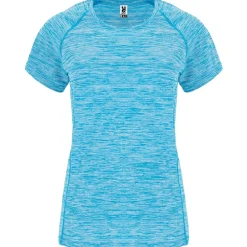 Roly CA6649 - AUSTIN WOMAN T-shirt technique femme en tissu polyester avec manches courte style raglan