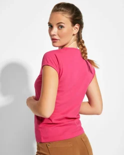 Roly CA6532 - BELICE T-shirt près du corps avec encolure en V